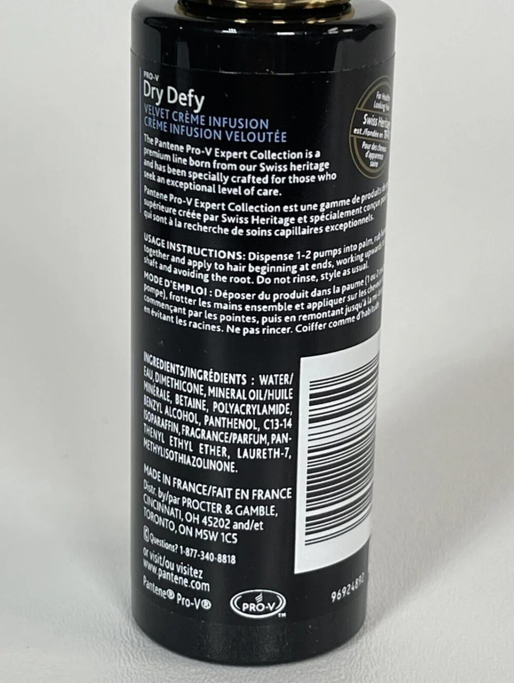 NEW  Pantene Pro-V Expert Collection Dry Defy Velvet Creme - 3.3 oz.